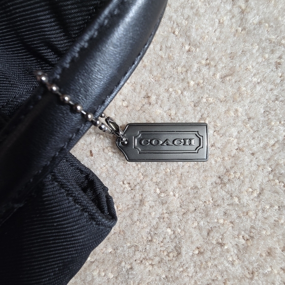 Coach Mercer black nylon tote bag Mini 8123 - Picture 7 of 8